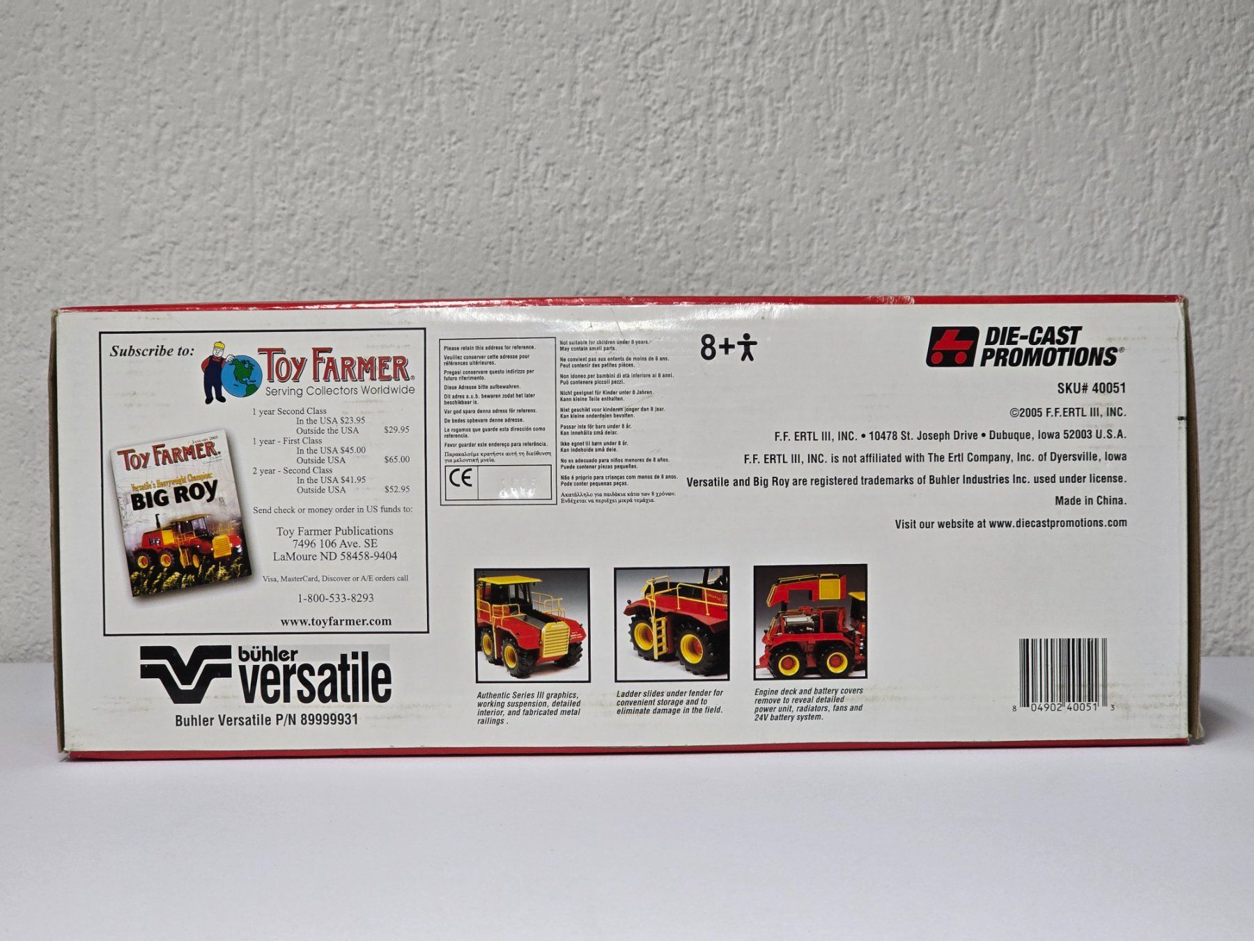 Kit di modellismo & Modellini statici: Versatile 40051, Big Roy, Model 1080, Museum Version, Neu – Nuovo e nell'imballaggio originale da Kloten venduto da Nicola2 8