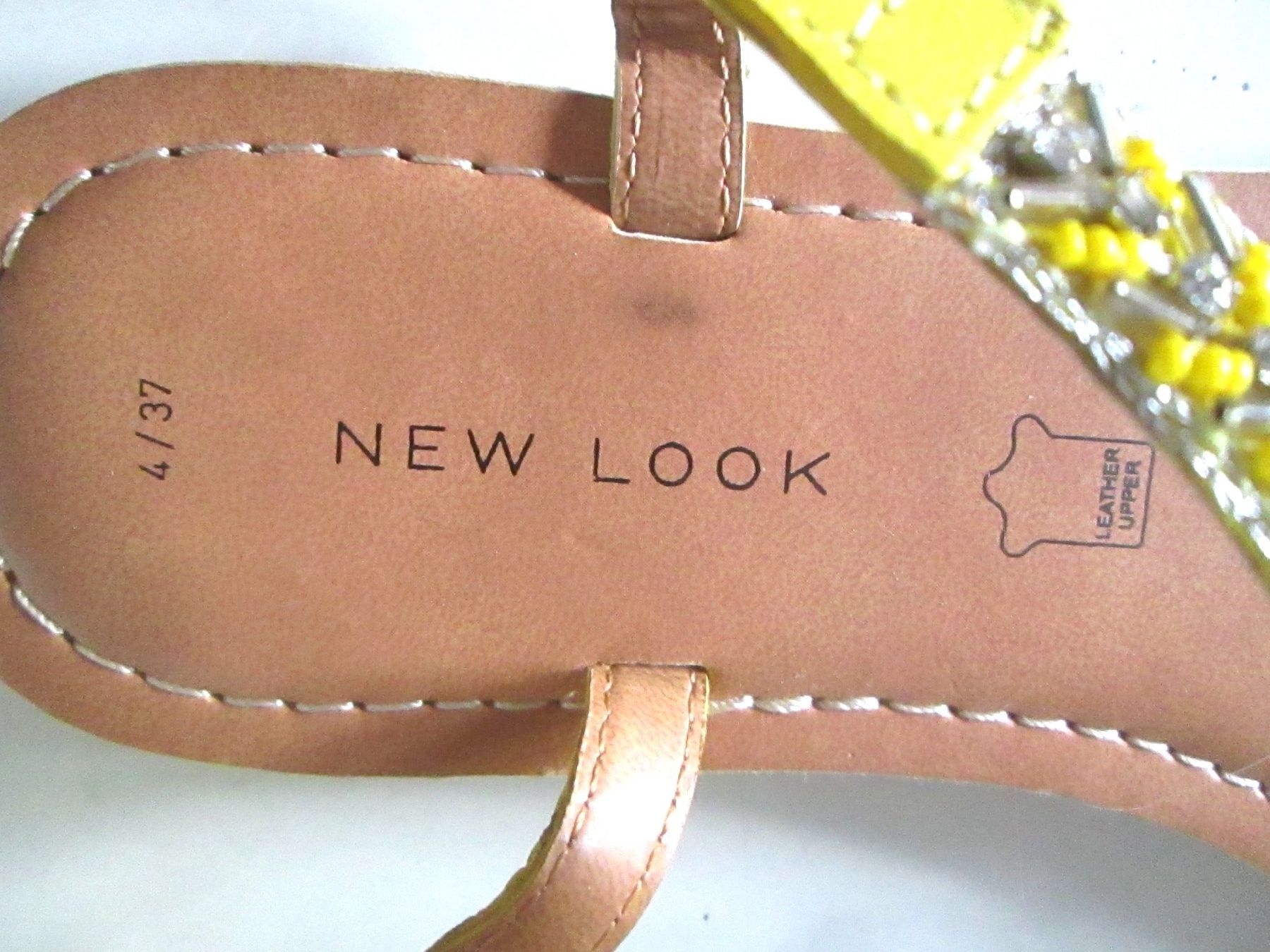 New Look Damenschuhe: New Look Flip-Flops, Nummer 37, Leder – Gebraucht aus Sementina von babucia 1
