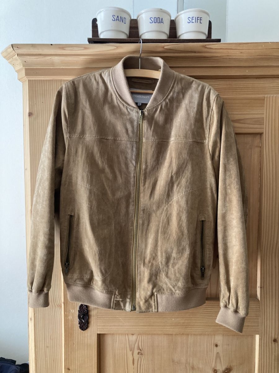 Maddison Jacken: Lederjacke Herren von Maddison, Grösse 50, Beige – Neu (gemäss Beschreibung) aus Luzern von nisssa