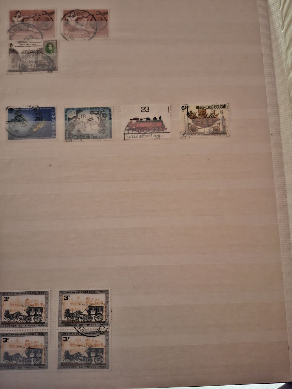 Tous les timbres: Briefmarkensammlung Belgien  – D'occasion à Balgach par SIMEON27 2