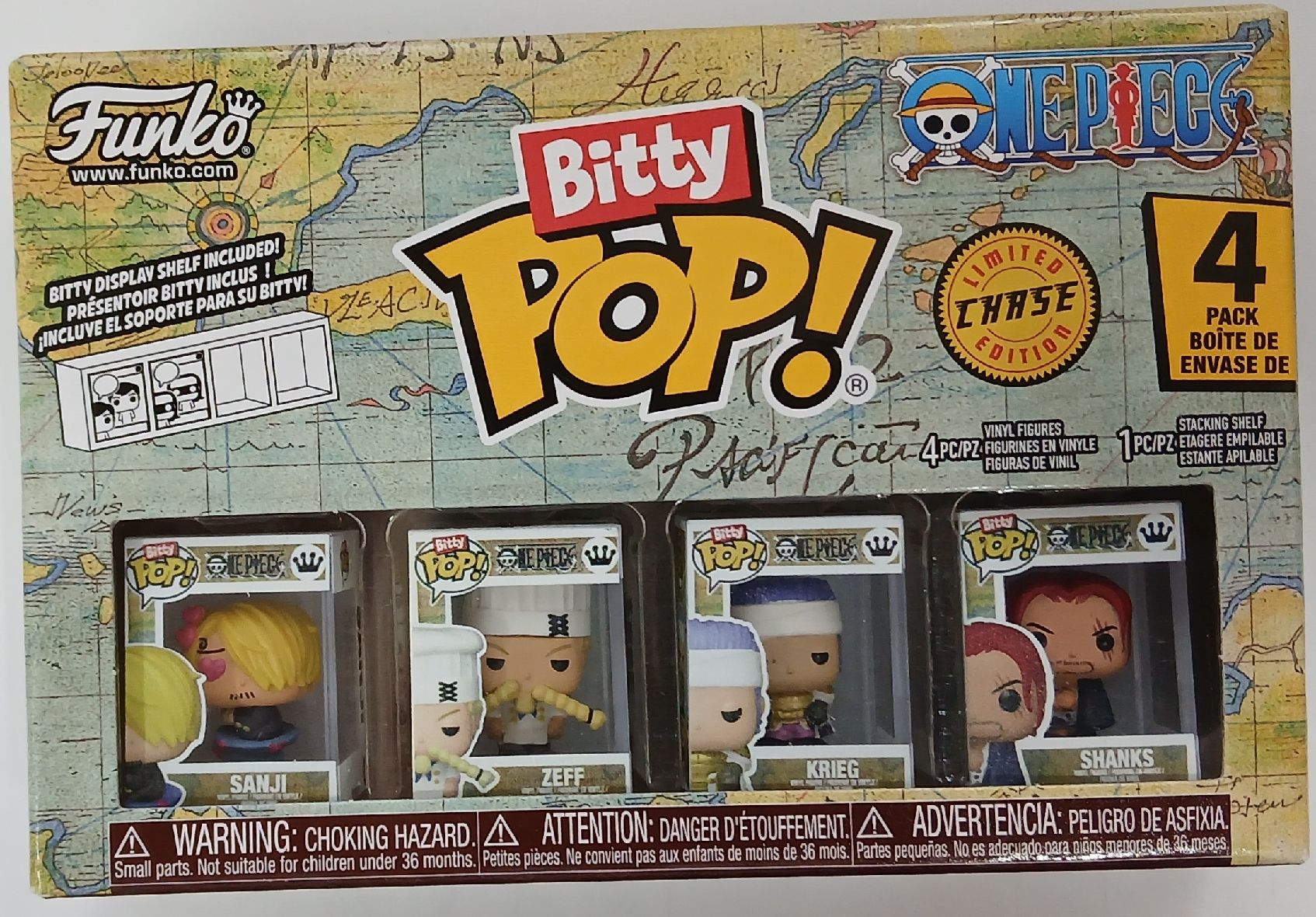 Funko Statuette: Bitty Pop One Piece 4 pièces – Nuovo e nell'imballaggio originale da Le Sentier venduto da Funko-Pop-1979