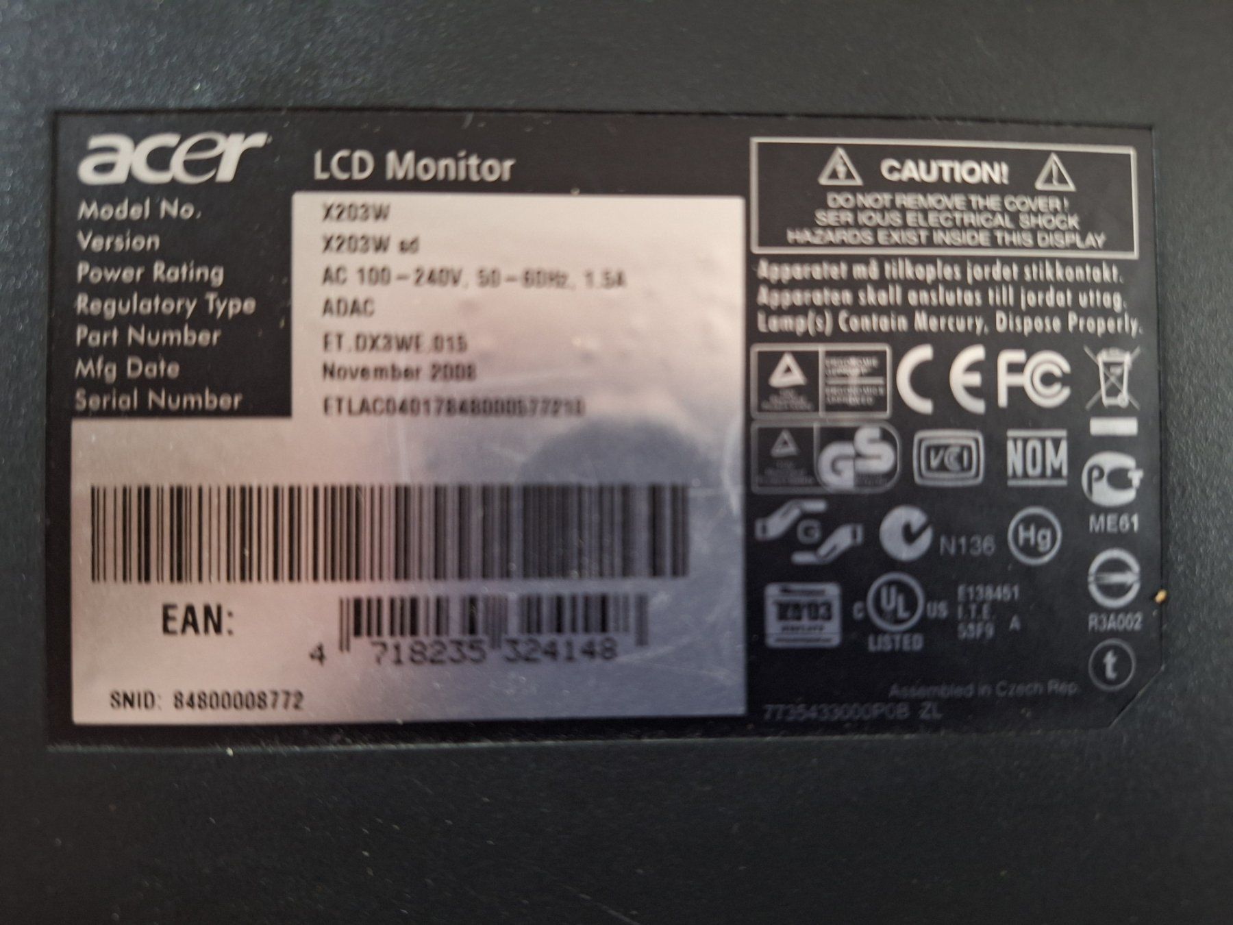 Monitor: PC-Monitor super Preis – Usato da Felben-Wellhausen venduto da Ruediz 6