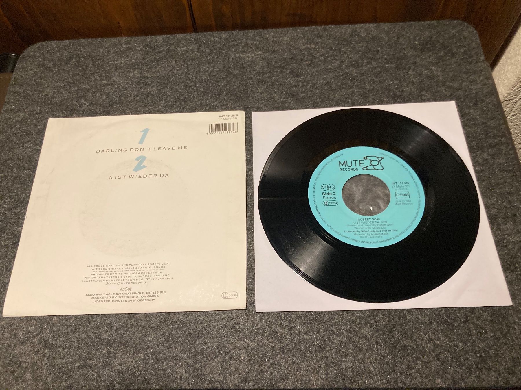 Schallplatten: (DAF) Robert Görl - Darling Don't Leave Me (7") – Gebraucht aus Fribourg von Karushi 1