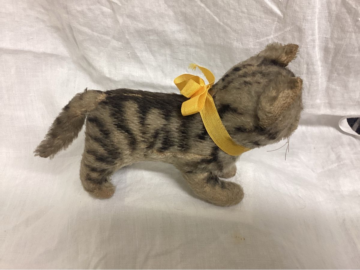 Steiff Jouets: ALTE STEIFF KATZE MIT KNOPF – D'occasion à Münchenstein par NoSu98 3
