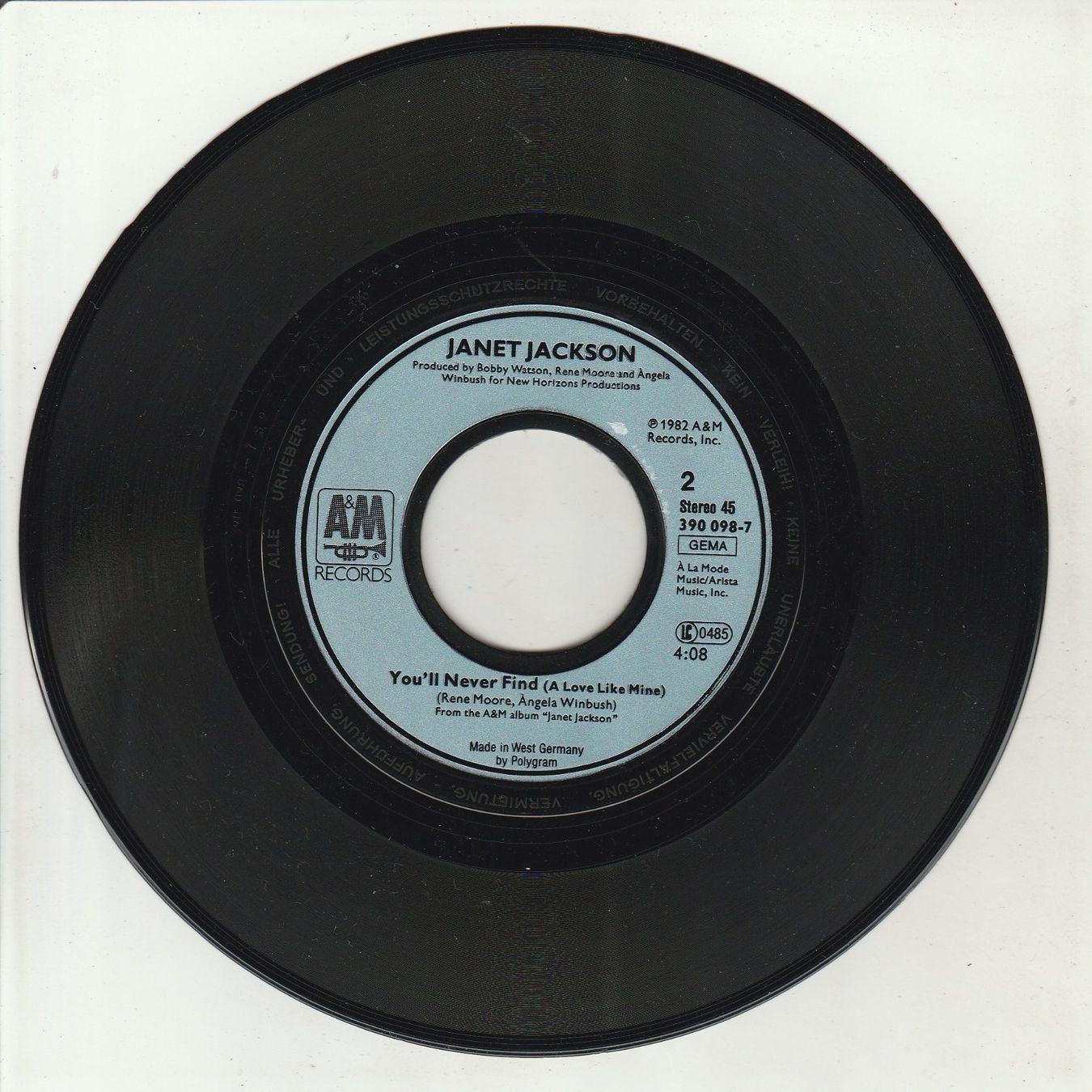 Schallplatten: Janet Jackson - Nasty 7" Vinyl 1986 – Gebraucht aus Tübach von JamesStone 3