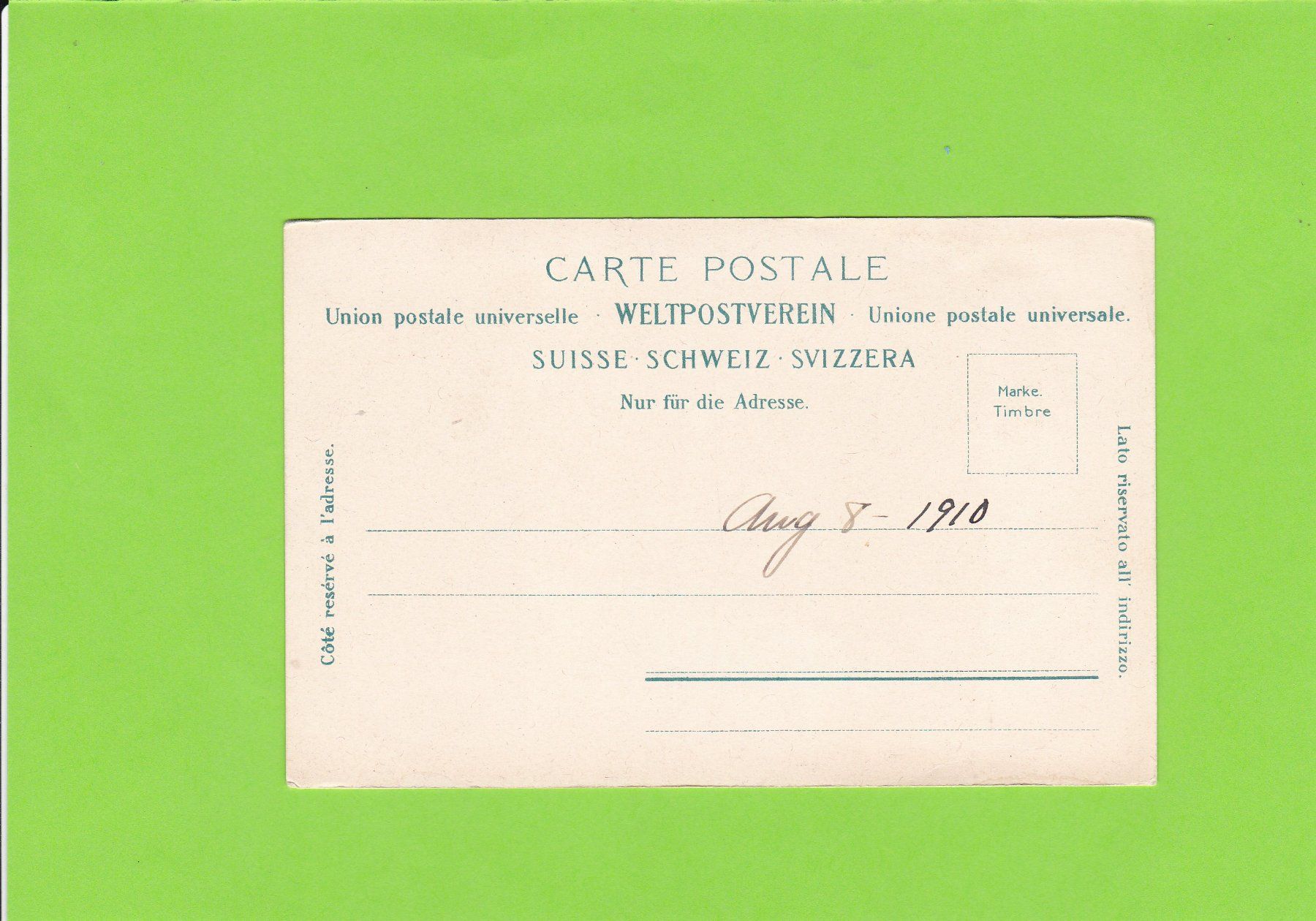 Cartoline postali: Schloss Renesse bei Maloja – Usato da St. Peterzell venduto da neckertal 1