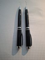 2x Kugelschreiber Cross Lederetui schwarz guter Zustand 