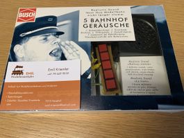 Busch, Bahnhofgeräusche/Sound,für Trafo Anschluss,neu,H217