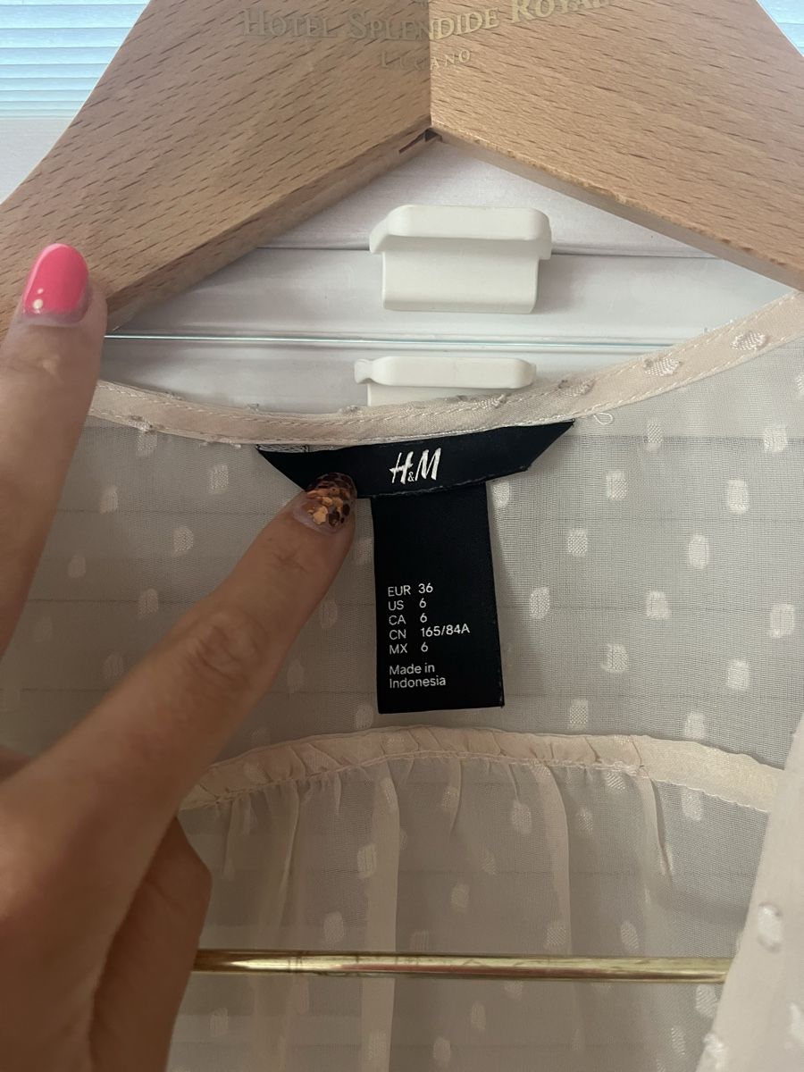 H&M Blusen: Bluse H&M Grösse 36, creme – Gebraucht aus Stadel von Comporta 2