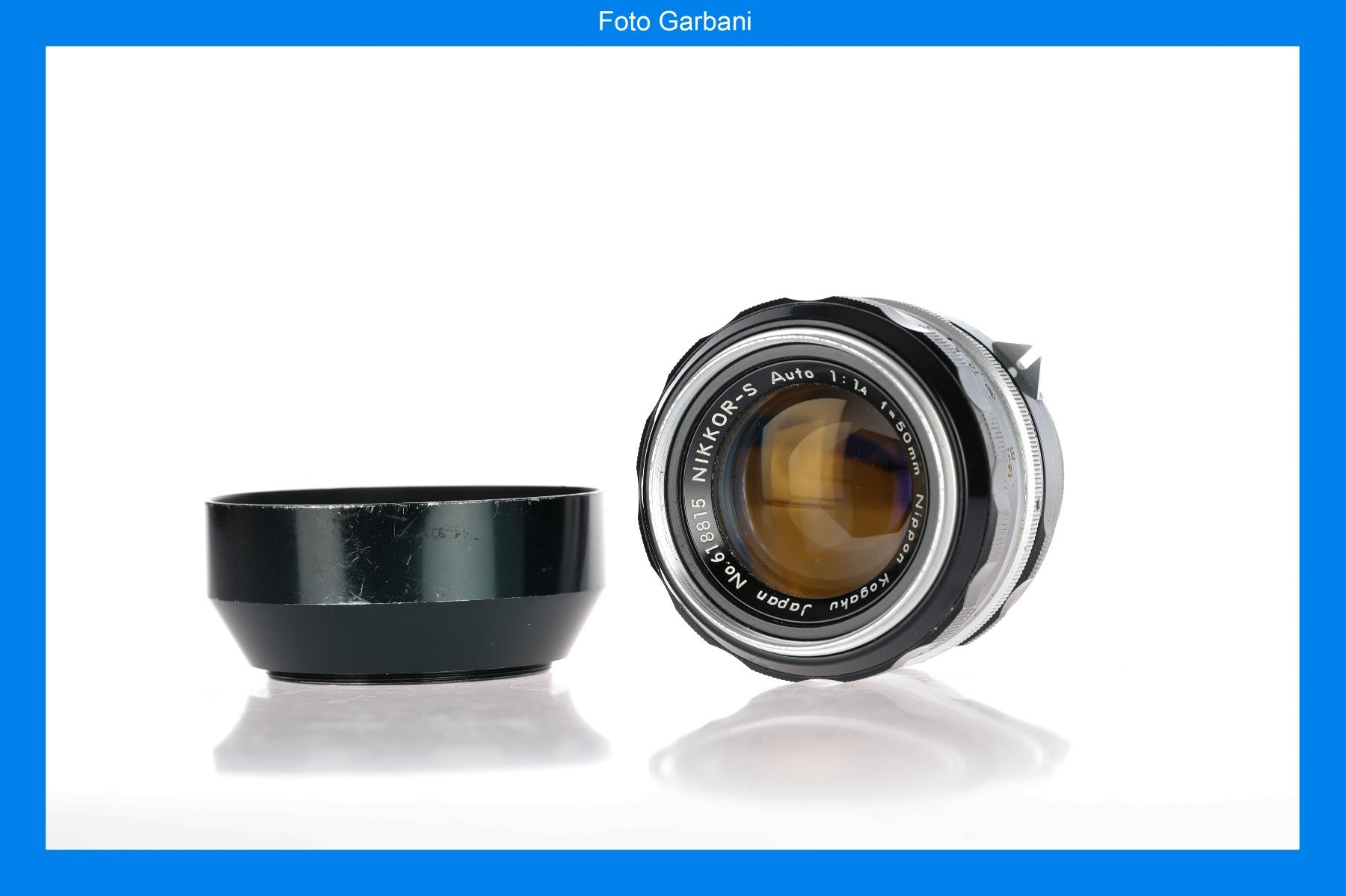 Nikon Obiettivi: Nikon-S Auto 50mm f1.4 – Usato da Muralto venduto da FotoGarbani 1
