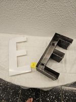 leuchtbuchstabe "E" deko vintage