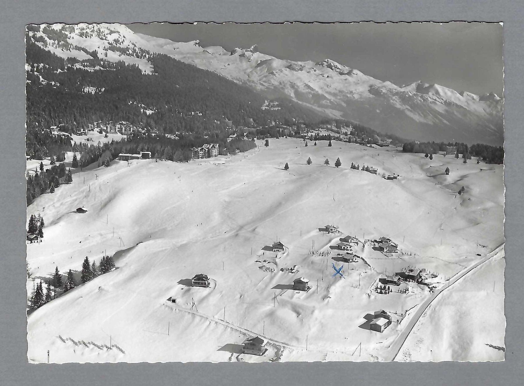 Cartoline postali: CRANS S/ SIERRE, EN AVION AU-DESSUS DE – Usato da Pura venduto da ulisse1957