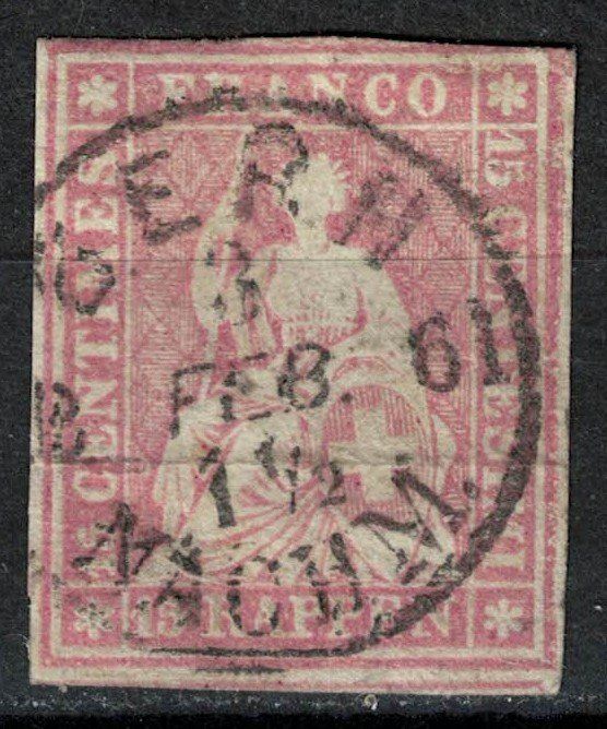Alle Briefmarken: Strubel 24 gestempelt – Gebraucht aus Bern von bae_958f