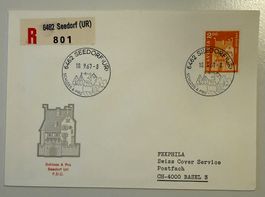 FDC 1967 - Ersttagsbrief CH - Schloss A Pro Seedorf Uri