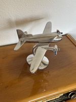 Flugzeug Model Vintage verchromt Art Deco Antik 40er 50er