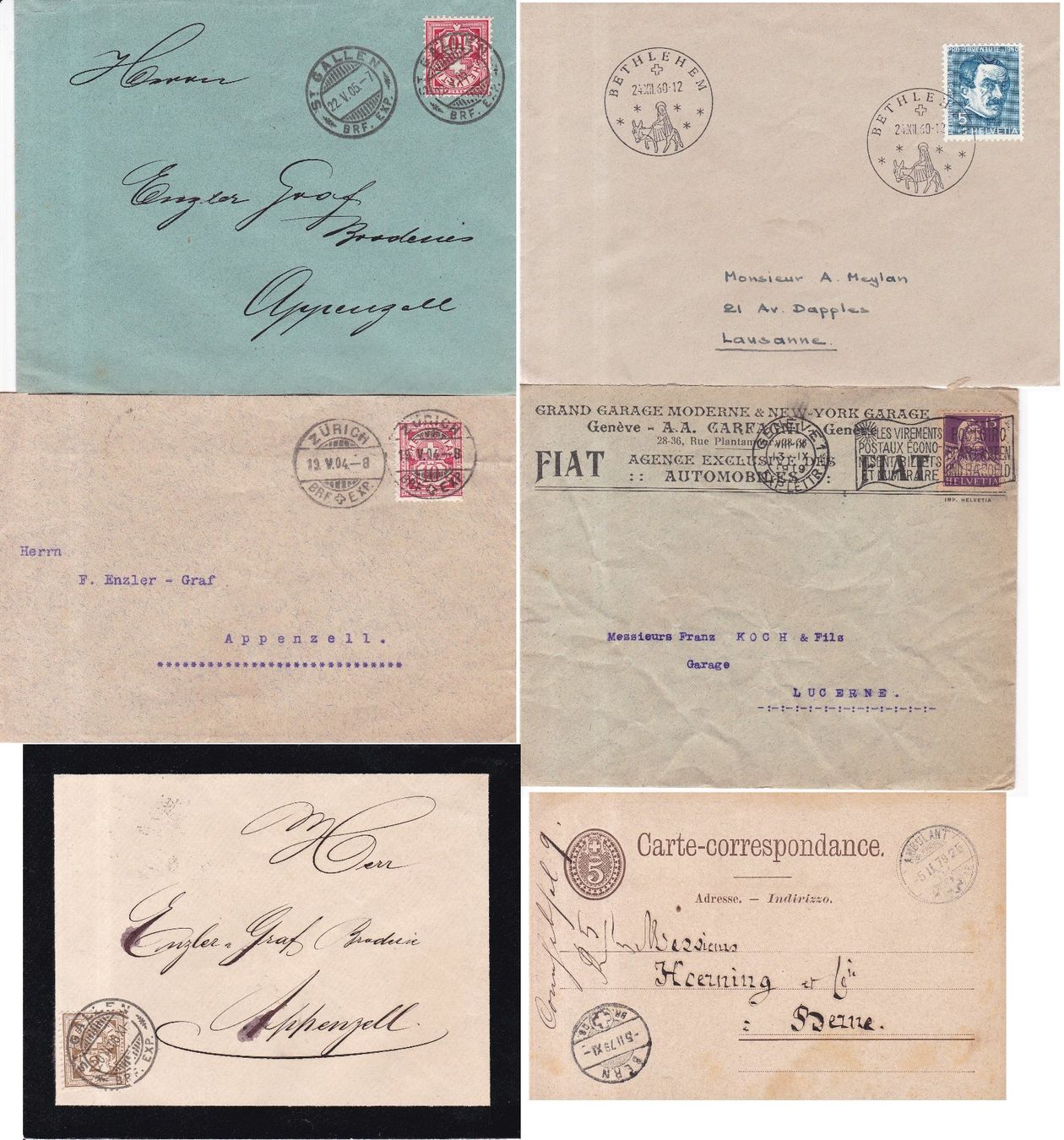 Tous les timbres: 42 Stk. Alte CH Briefe, Postkarten, Belege – D'occasion à Münchwilen AG par Nesar 7