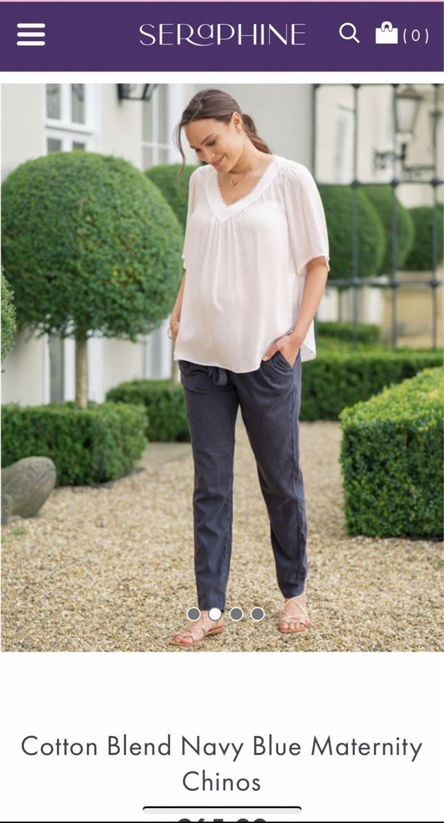 Pantalons: Umstandhose / Maternity Chinos – D'occasion à Zürich par KrisZH 3