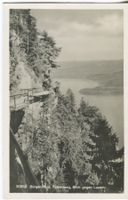 Bürgenstock Felsenweg, Blick gegen Luzern 1935