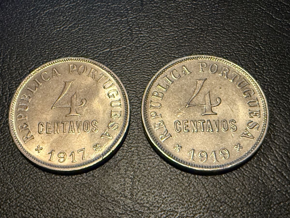 Tutti le monete: Portugal 4 Centavos 1917/1919 Soberbas – Nuovo (secondo la descrizione) da Wallbach venduto da Nenex
