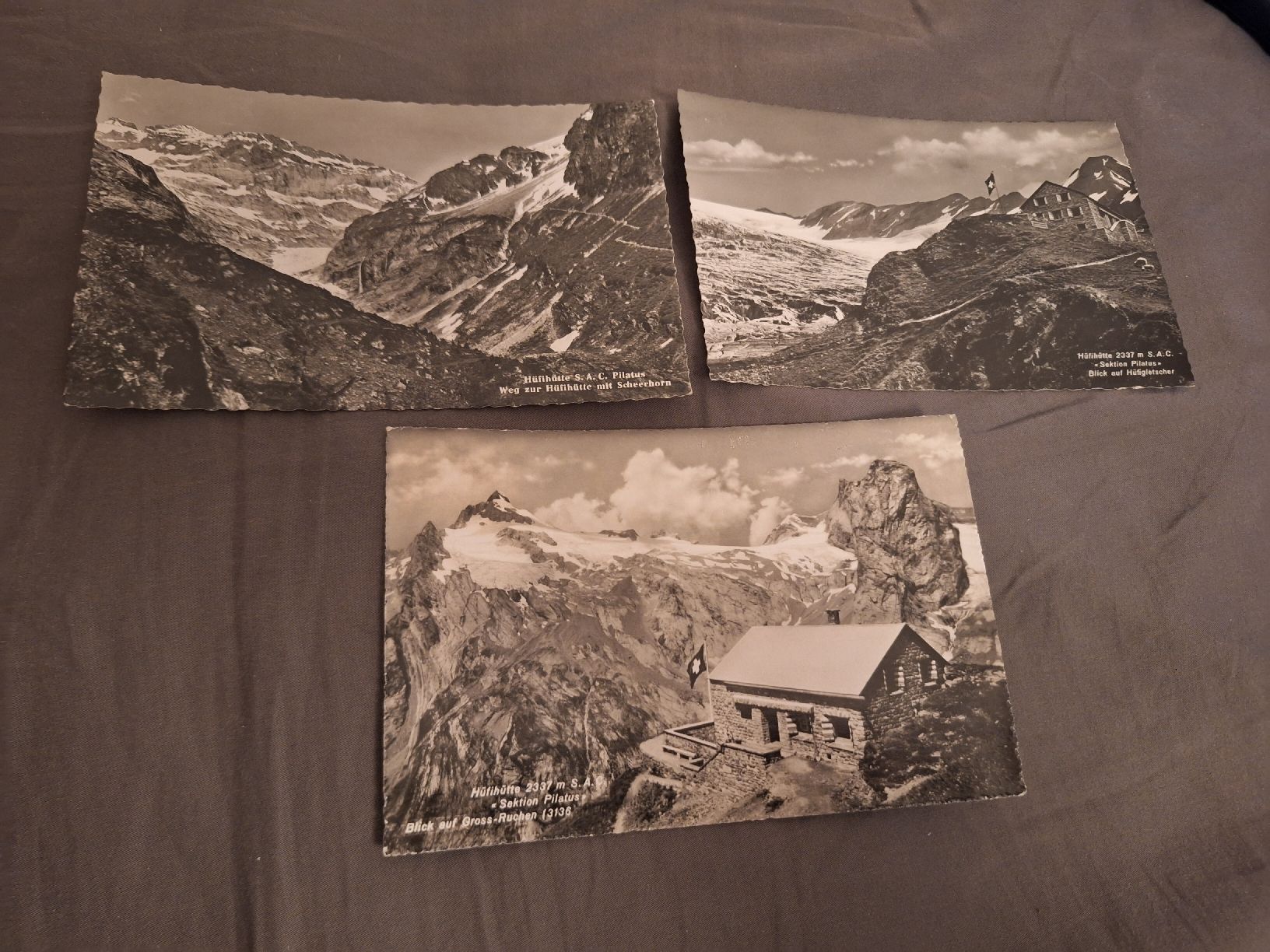 Cartoline postali: 3 alte Ansichtskarten SAC – Usato da Schaffhausen venduto da RicardoSchaffhausen