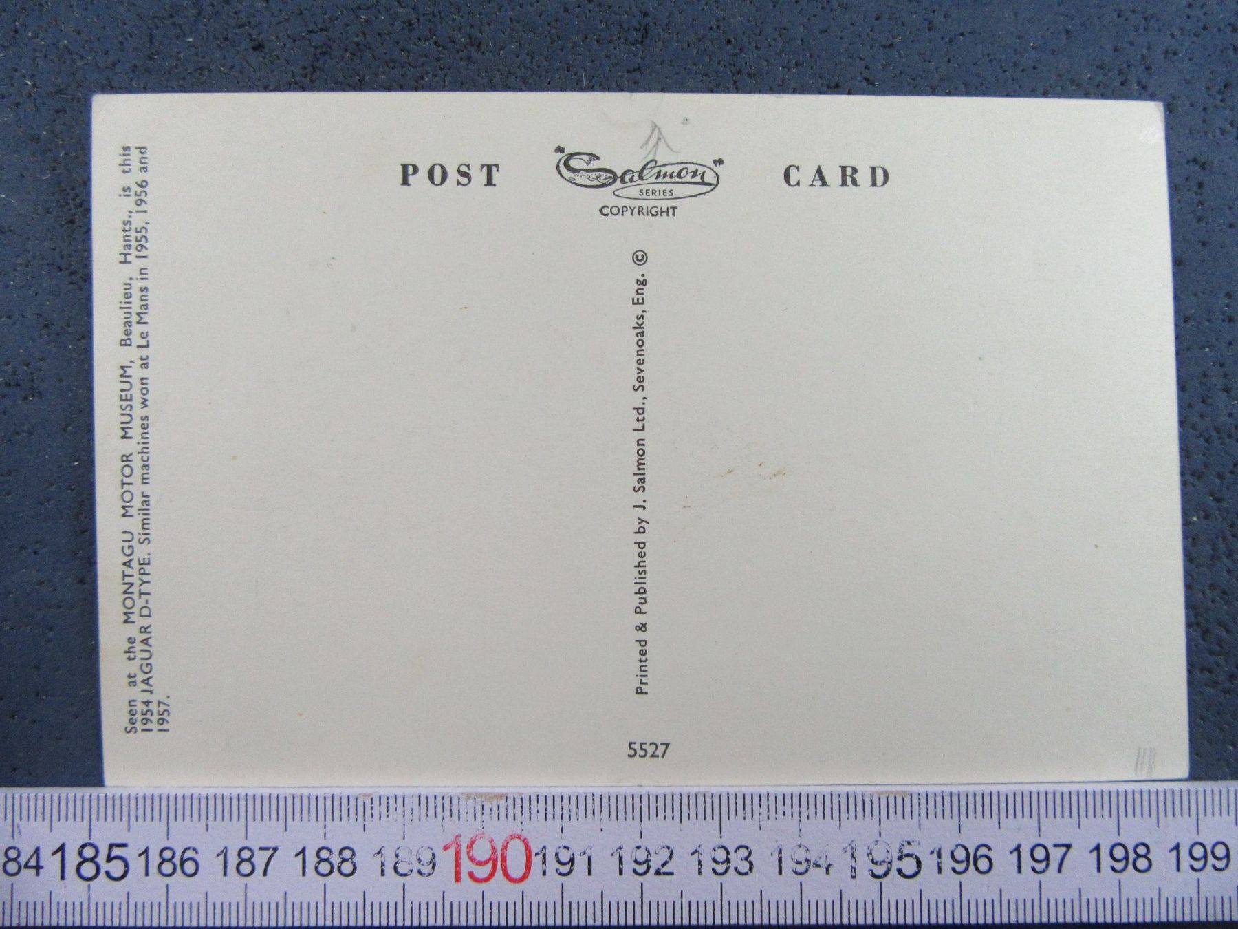 Cartoline postali: AUTO OLDTIMER AK JAGUAR TYPE D LE MANS 1955 – Usato da Ettingen venduto da Hausi4711 1