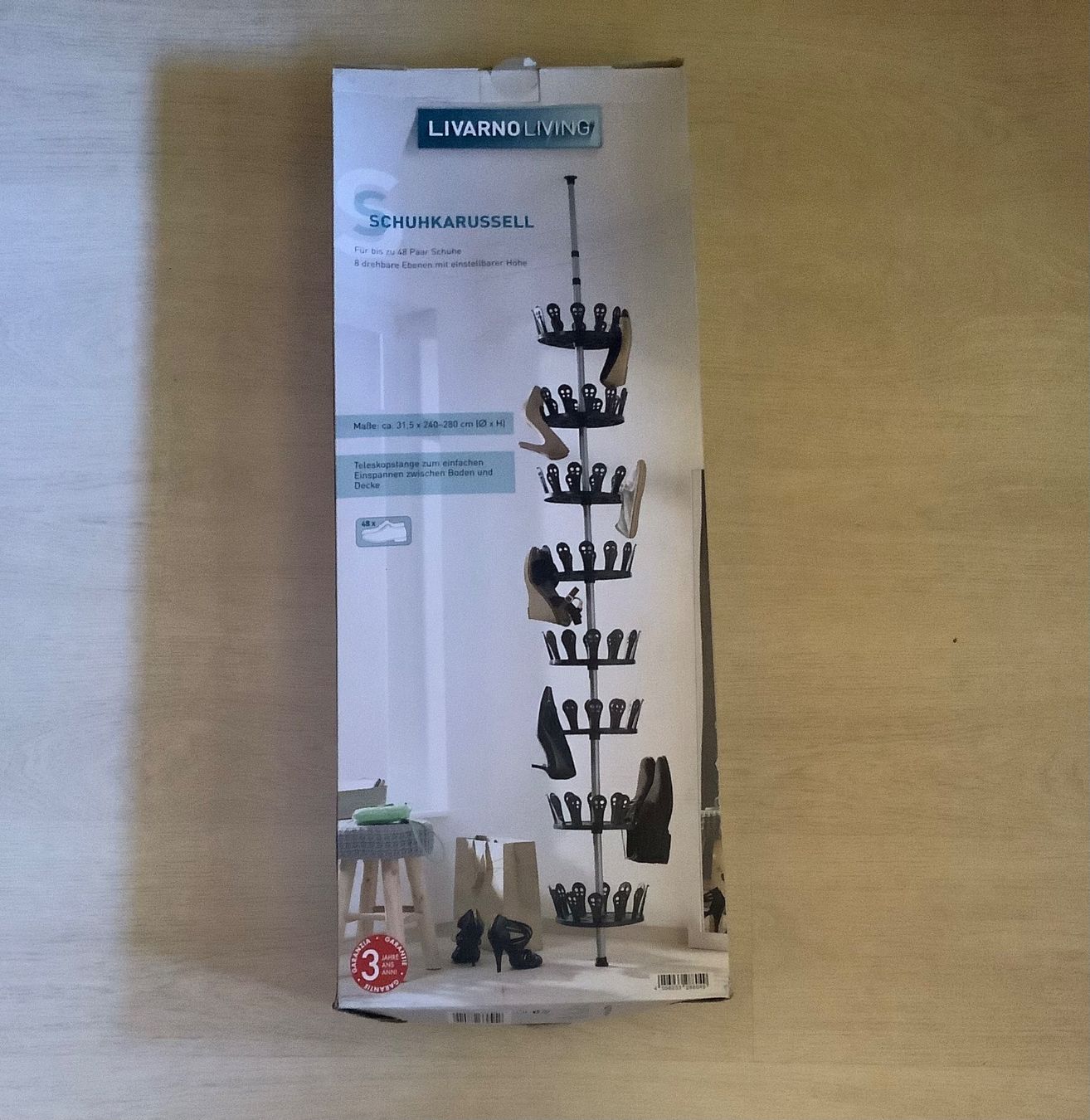 Allestimento di negozi e stand fieristici: Schuhkarusel- carrousel à chaussure – Nuovo e nell'imballaggio originale da Epalinges venduto da janvs