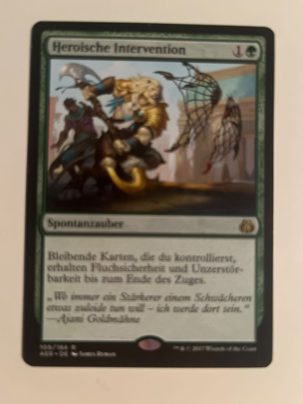 Magic The Gathering Carte collezionabili: 1 x Heroische Intervention - Magic: The Gathering - MtG – Usato da Kriens venduto da Shadi1980