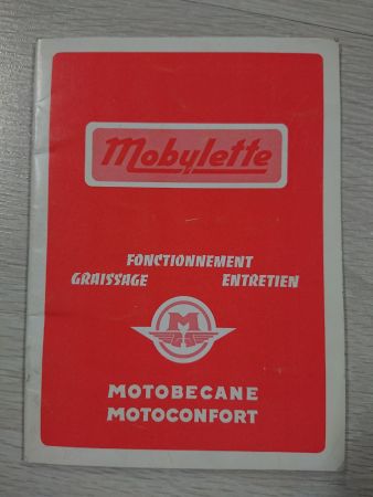 Mobylette : Manuel de fonctionnement Moto bécane Motoconfort