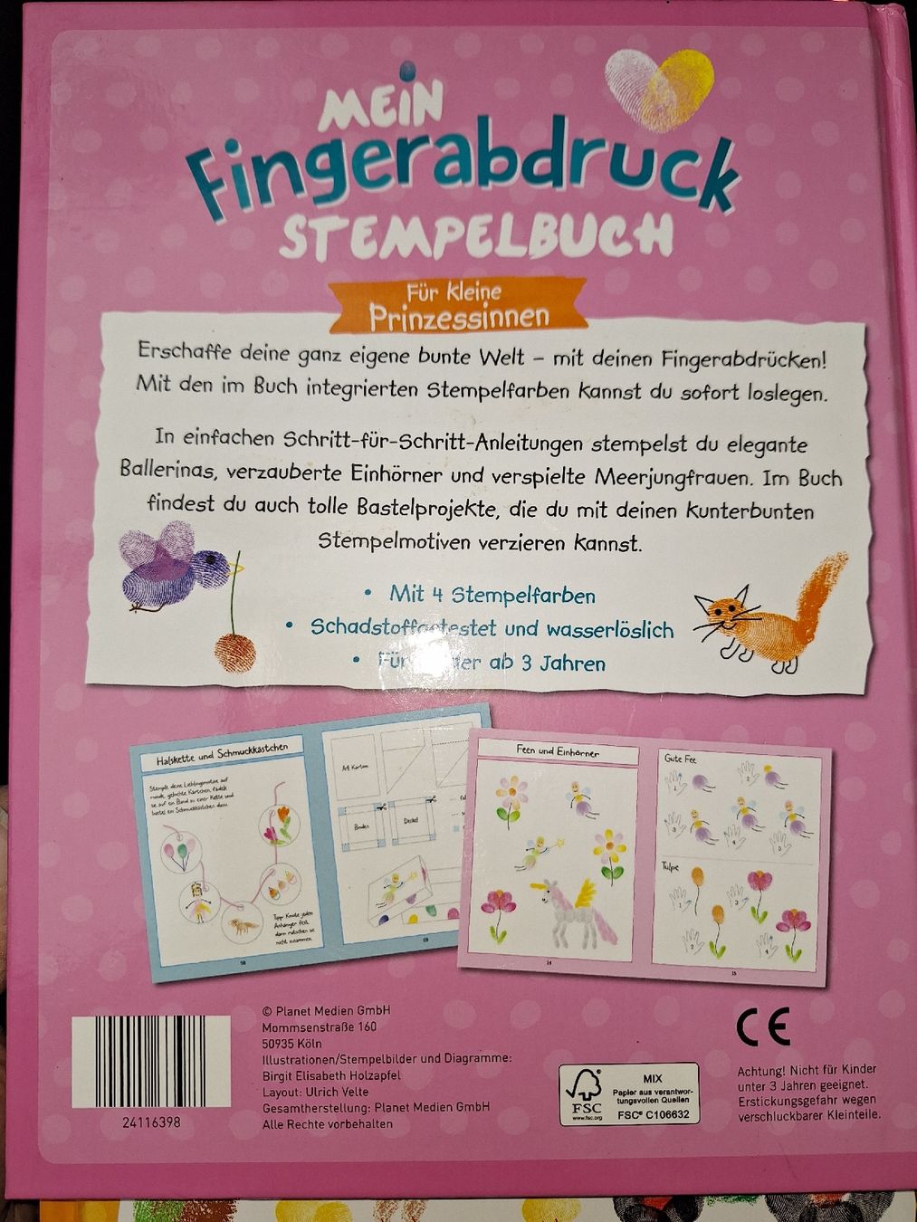 Libri: Bastelbuch Kinder Fingerstempeln – Usato da Egerkingen venduto da Niceli1 1
