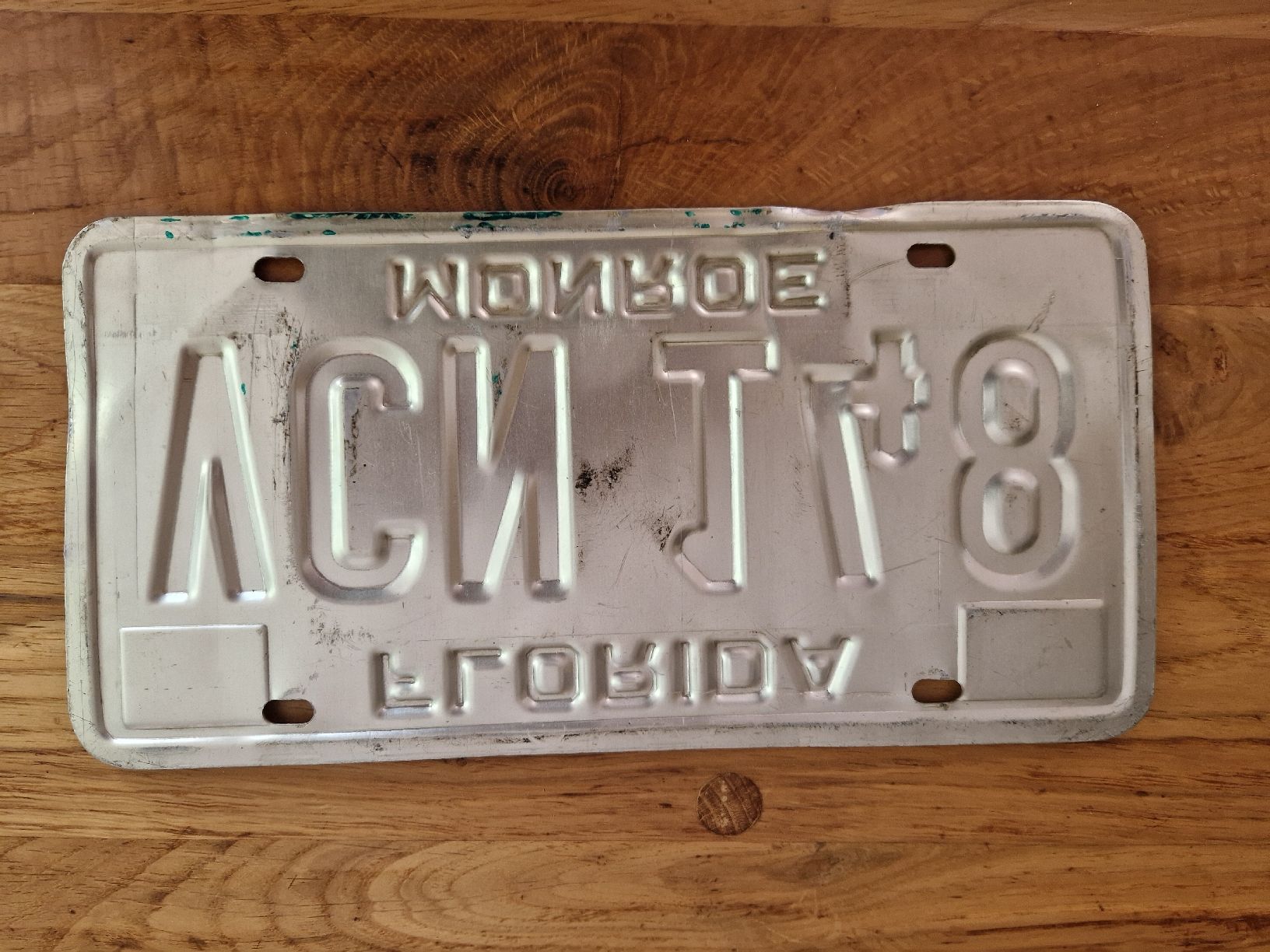 Schilder: Autonummernschild Florida 1982 – Gebraucht aus Sursee von FKZ_13 1