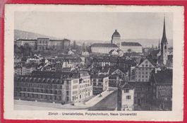 ZÜRICH, URANIABRÜCKE, POLYTECHNIKUM, NEUE UNIVERSITÄT, 1915