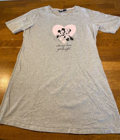 MICKEY NACHTHEMD GRAU GR. L/  XL