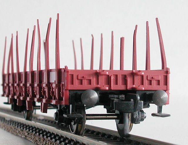 Fleischmann Modelleisenbahnen: Fleischmann Rungenwagen Rmms 33 der DB Spur H0 – Gebraucht aus Oberwil BL von Klang 2