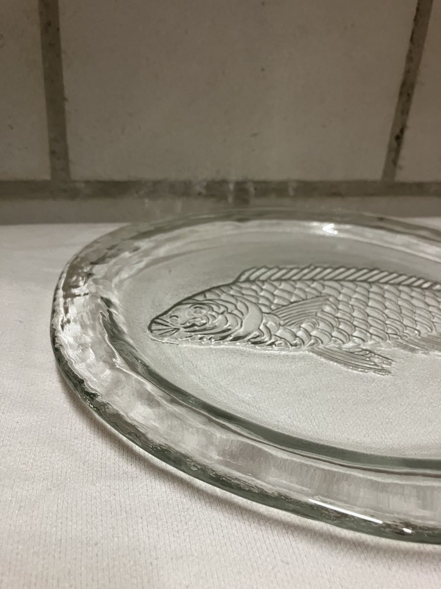 Piatti: Glassteller mit Fisch Motiv – Nuovo (secondo la descrizione) da Wettingen venduto da BAG4478 2