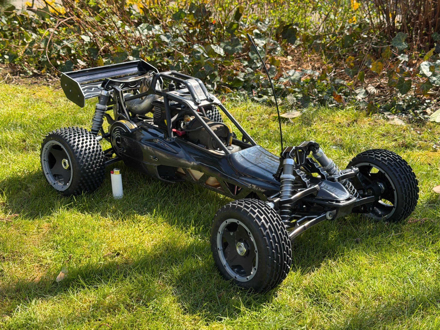 HPI RC Modellbau: HPI Baja 5B 30.5cc CNC Alloy + Profi Fernsteuerung + Zubehör – Gebraucht aus Müllheim Dorf von RideOn
