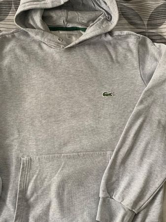 Lacoste Kapuzenpullover grau Grösse S gebraucht