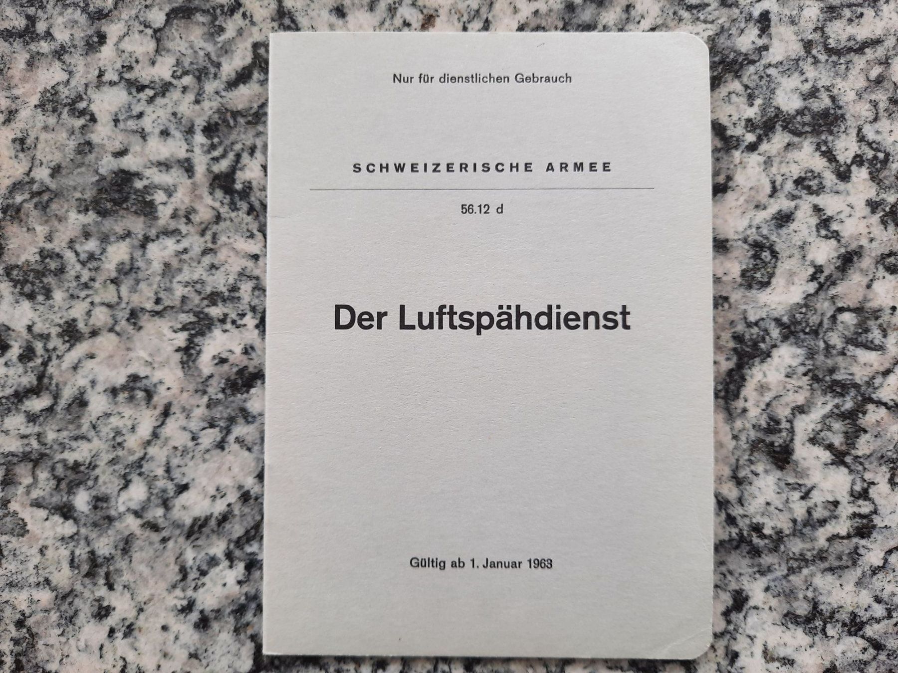Libri: Der Luftspähdienst – Usato da Ruswil venduto da Sammlergeist