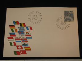 Werbemarken Europa FDC 1967 Nr. 448 "Zahnräder"