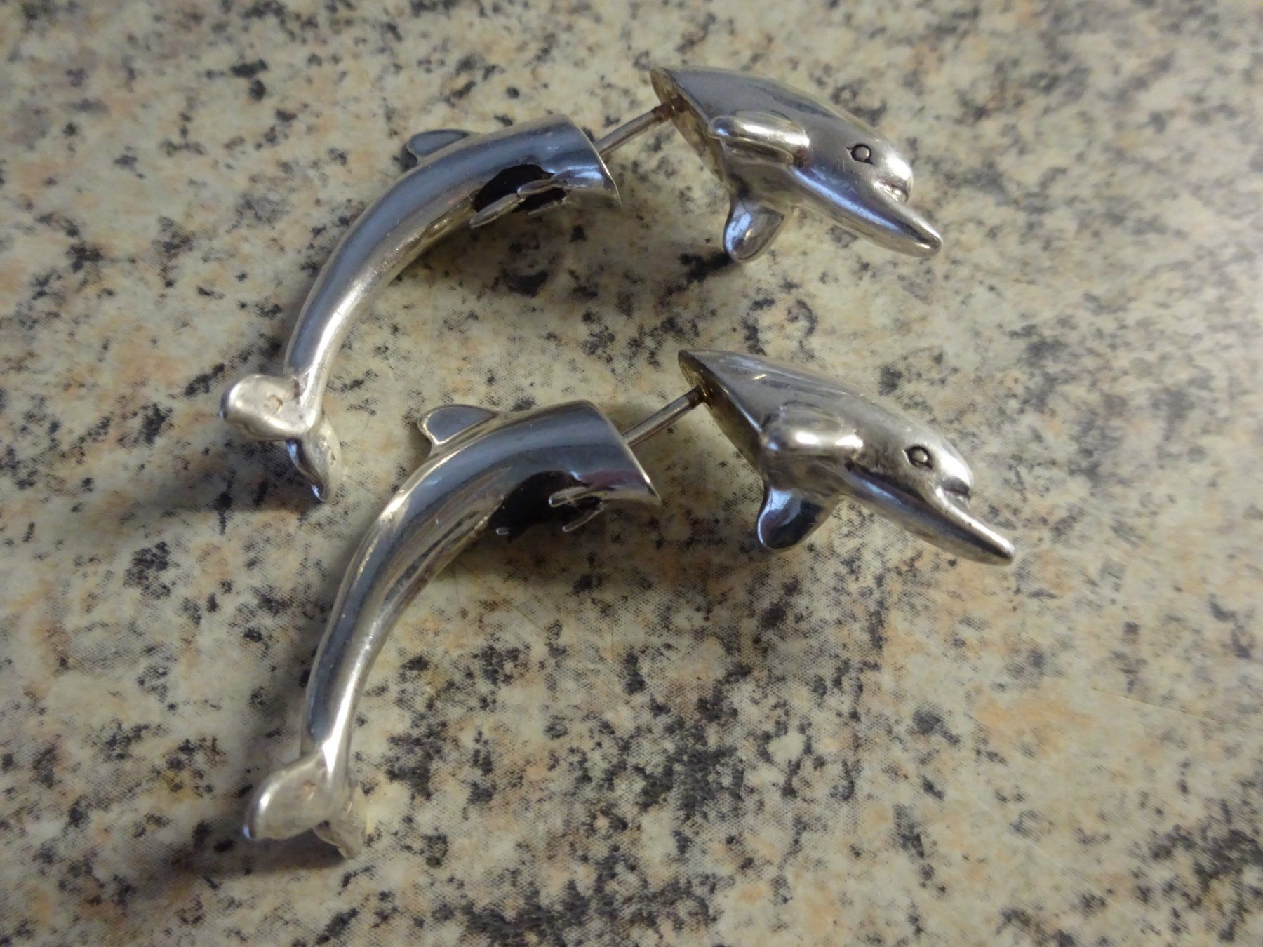 Orecchini pendenti & Orecchini a lobo: Delfin Ohrstecker / 925 Silber – Usato da Esslingen venduto da FetteSchnecke 5