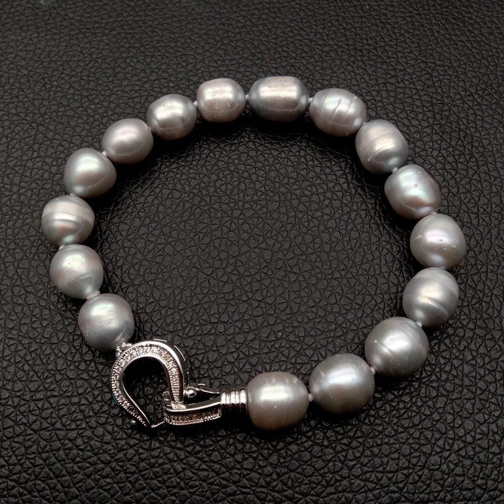 Armbänder & -reifen: Grau Lua Perlen Armband Echt Bracelet Perle grise Vrai – Neu (gemäss Beschreibung) aus Prilly von ilyria73