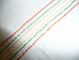 alte Leinentischdecke 105/235cm.