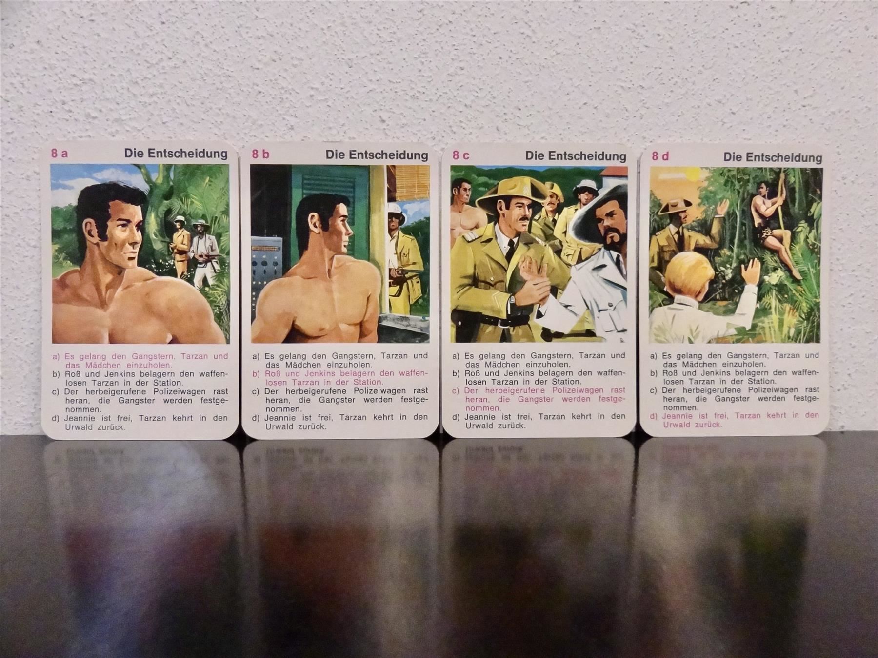 Giochi: schönes altes Quartett TARZAN 1970 – Usato da Kerzers venduto da wisaundso 8