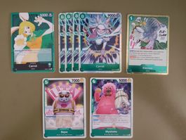 One Piece Deckbau OP17 Carrot/Minks Karten