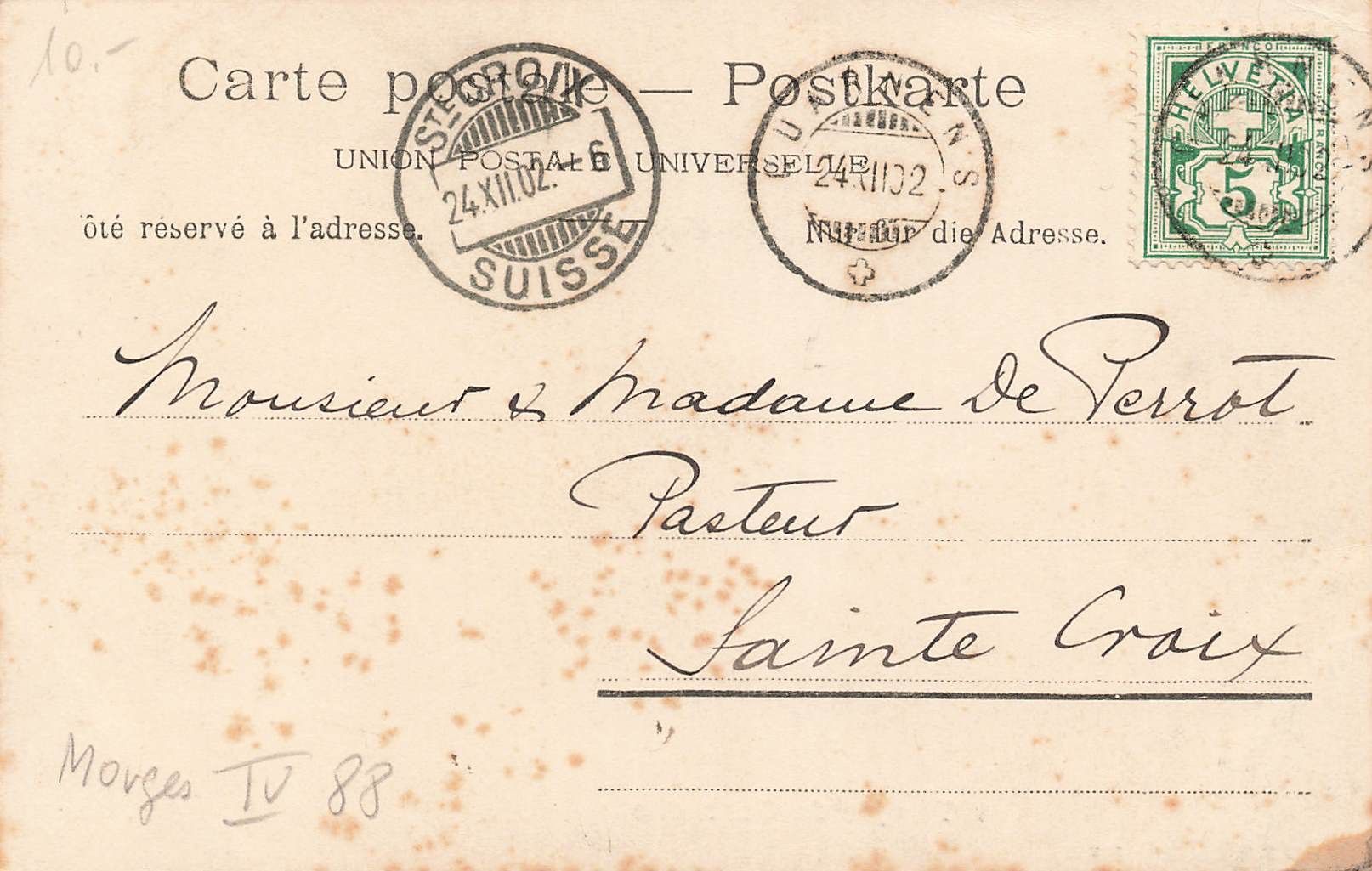 Cartoline postali: Temple de cuarnens – Usato da Biasca venduto da Blenio71 1