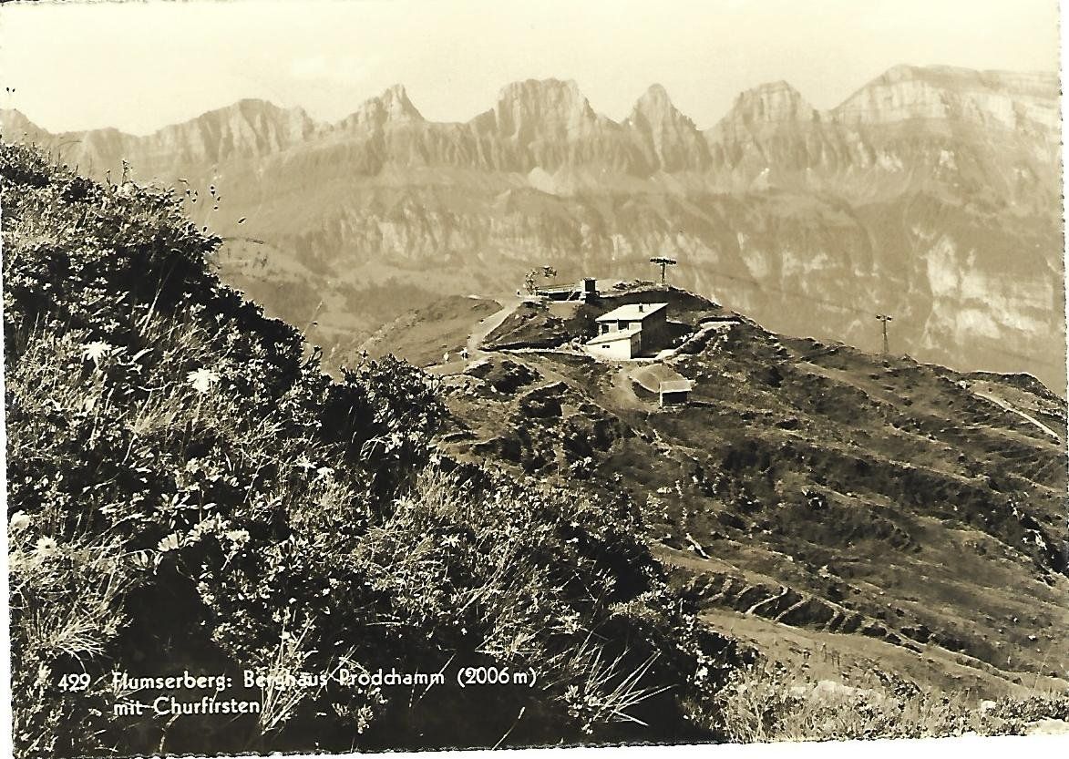 Cartoline postali: Flumserberg Berghaus Brodchamm SG – Usato da Wetzikon ZH venduto da Brulu100