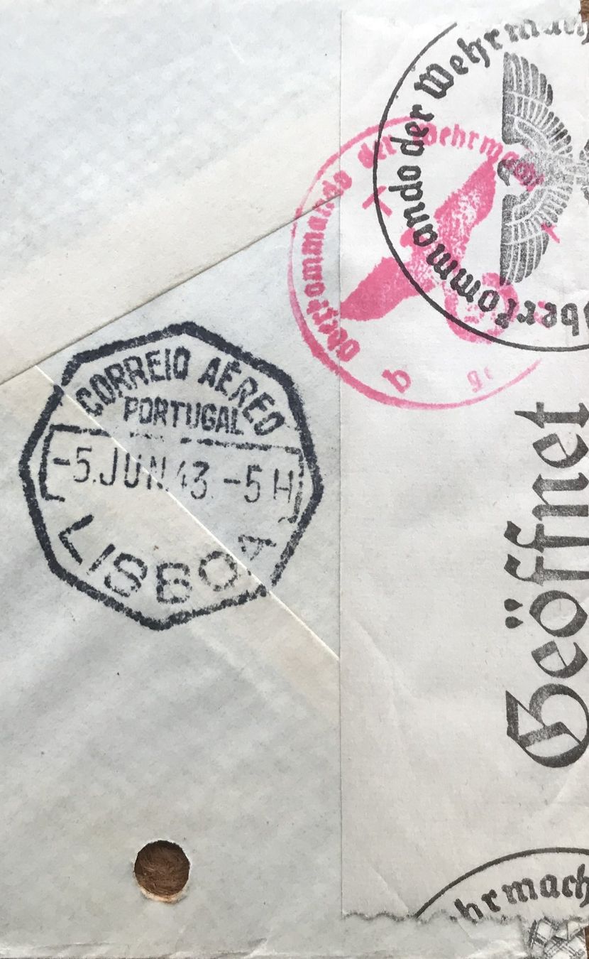 Tutti i francobolli: BRIEFUMSCHLAG GEÖFFNET OBERKOMANDO – Usato da Ostermundigen venduto da Kari1937 3