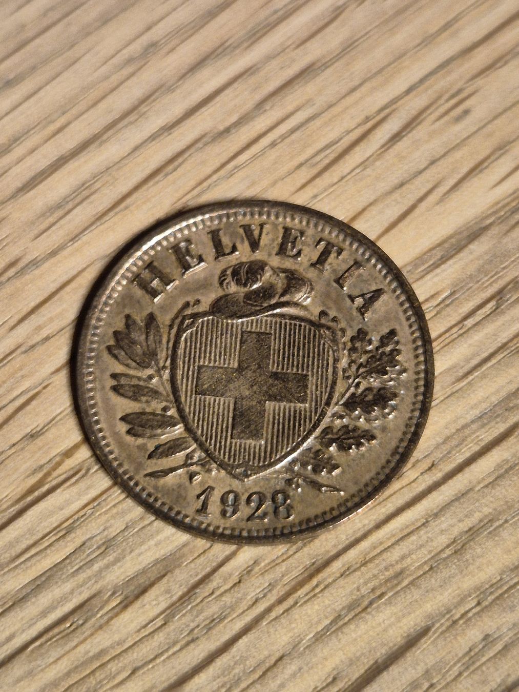 Tutti le monete: 2 Rappen 1928 - Kat. Fr. 50.--! – Usato da Mels venduto da numismatik