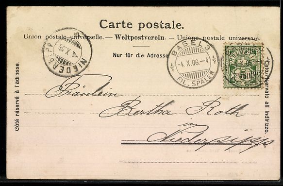 Cartoline postali: AK Basel, Viaduktstrasse – Usato da Berlin venduto da bartko-reher 1