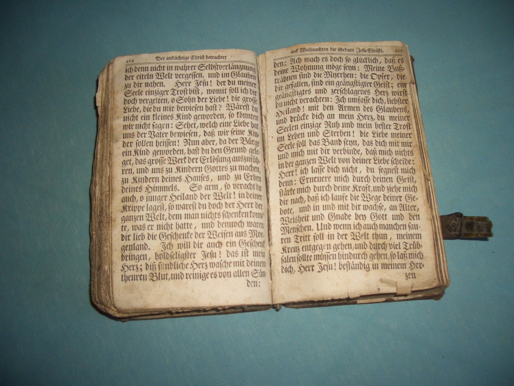 Libri: Gebet-Buch mit Erden-Geschichte, 1769, – Usato da Präz venduto da Eroberto 2