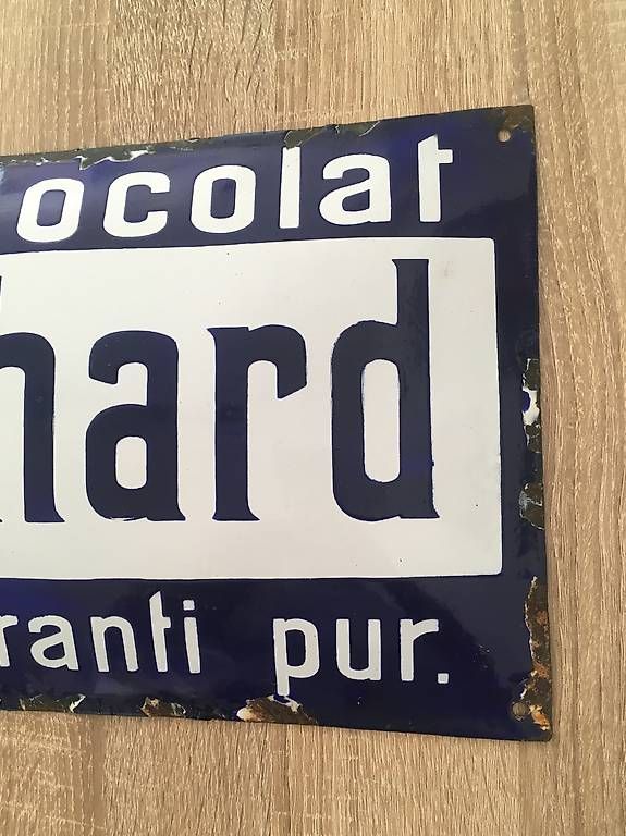 Suchard Insegne: Emailschild / plaque émaillée SUCHARD – Usato da Coppet venduto da squ_wy2d 2